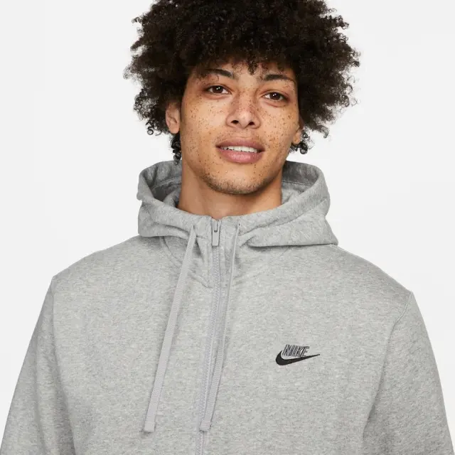 Nike Sportswear Club Hoodie (DQ8384-063) - Γκρί - XXL 3