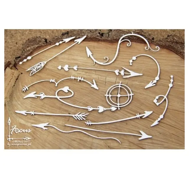 Διακοσμητικό Chipboard Big Arrows, 13 τεμ