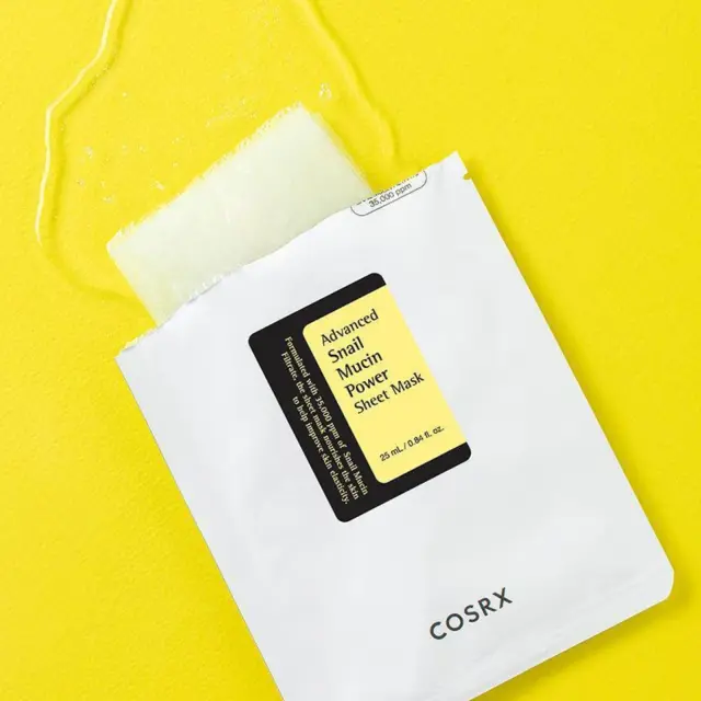 Μάσκα Προσώπου Cosrx Advanced Snail Mucin Power Sheet Mask Sheet Mucin Σετ 10τμχ 25ml 3