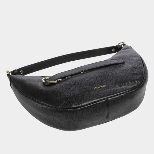 Coccinelle - Γυναικεία τσάντα Ώμου Paki Medium E1U4A150201-001 Μαύρο 3