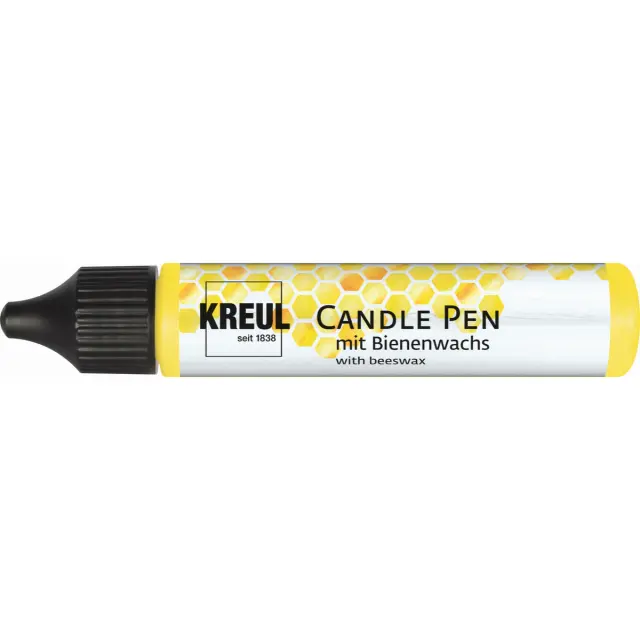 Χρώμα-Στυλό για Διακόσμηση Κεριών KREUL Candle Pen 29ml, Κίτρινο