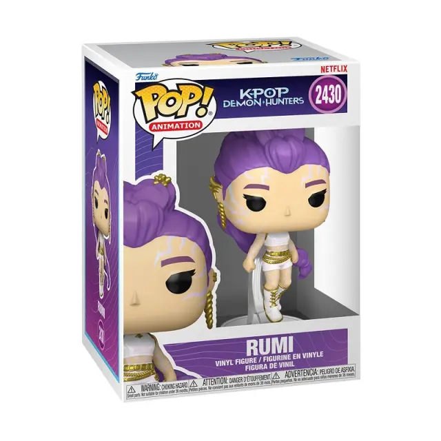 Funko Pop! Animation: K-Pop Demon Hunters - Rumi (Glows in The Dark*) #2430 Vinyl Figure 2