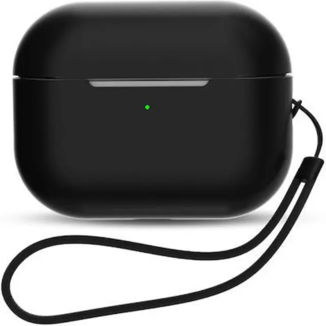 Προστευτική Θήκη Σιλικόνης για AirPods Pro 1/2- Black OEM