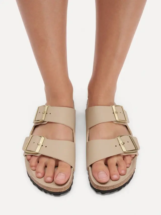 Birkenstock Πέδιλα Γυναικείο Birko-Flor(ανθεκτικό υλικό της Birkenstock-επιτρέπει την επαφή με το νερό) Μπεζ BIR/ARIZONA 1031521 SAND - 36 2