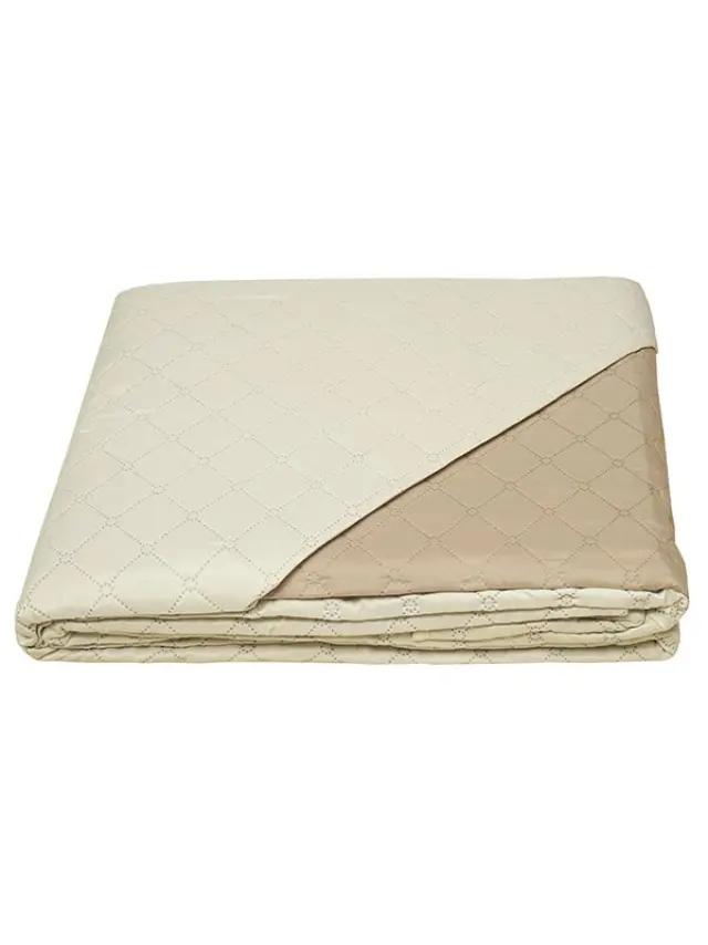 Κουβερλί Fiber Ecru/Beige Υπέρδιπλο (220x240) Sunshine 2