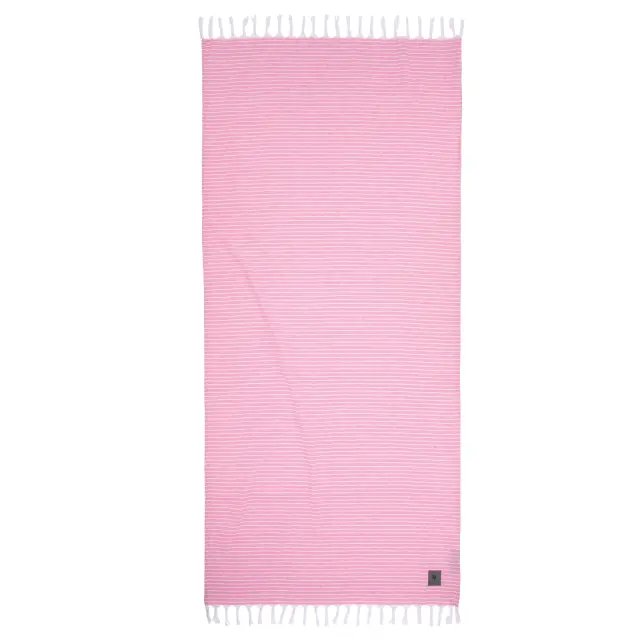 Πετσέτα Θαλάσσης-Παρεό 80x170 220gsm Essential Greenwich Polo Club 5243 Pink 100% βαμβακερό