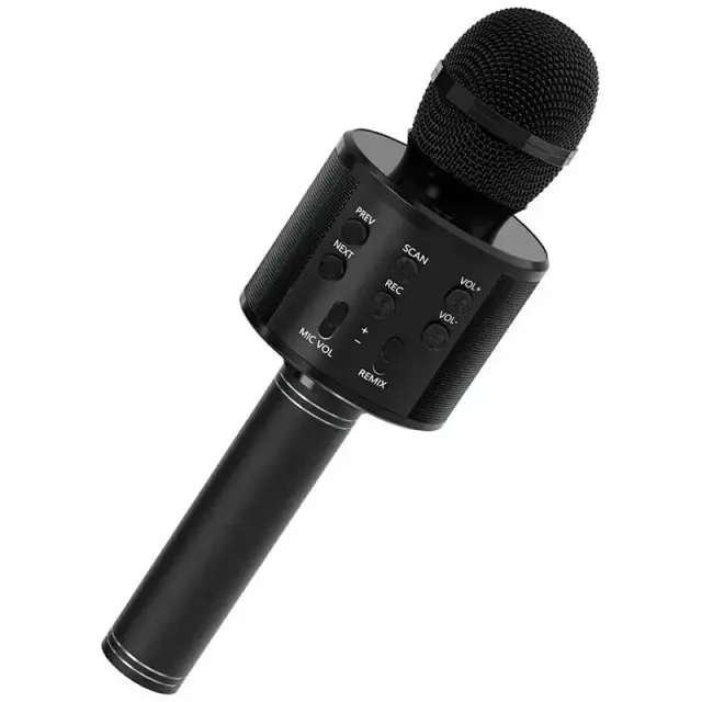MajesticLine® Wireless Karaoke Microphone With Speaker-Black 2