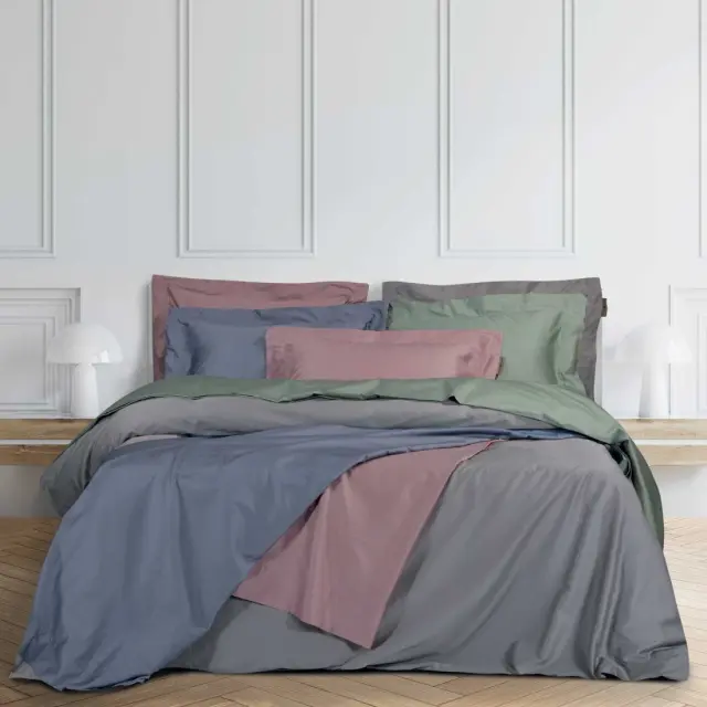 Σεντόνι 240Χ270 Υπέρδιπλο Χωρίς Λάστιχο Cozy Βαμβακοσατέν Greenwich Polo Club 2255 Γκρι Ανοιχτό 2