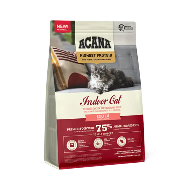 Acana Highest Protein Indoor για Γάτες Εσωτερικού Χώρου 1,8kg