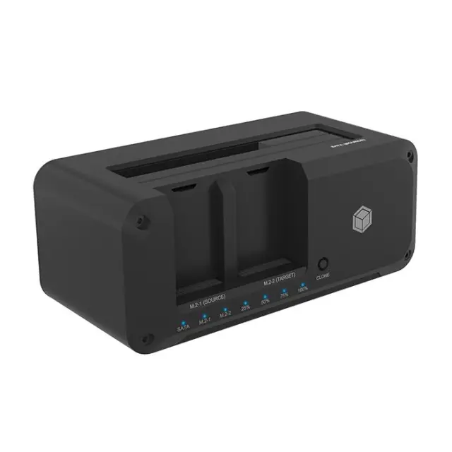 Docking Station για σκληρούς δίσκους SATA HDD/SSD 2.5\" & 3.5\" και 2x M.2 NVMe με σύνδεση USB 3.2 Gen 2x1 και λειτουργία Cloning.