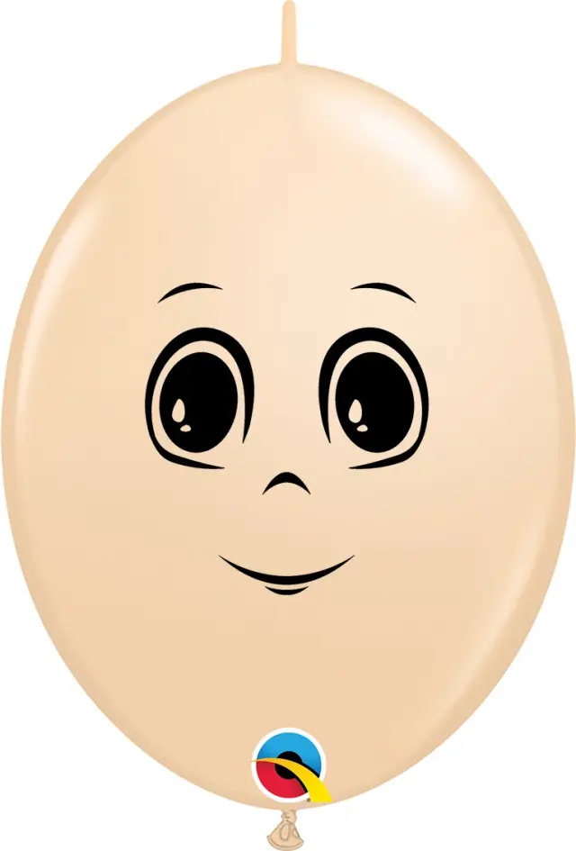 Μπαλόνι Latex Q-Link Blush Ανδρικό Πρόσωπο