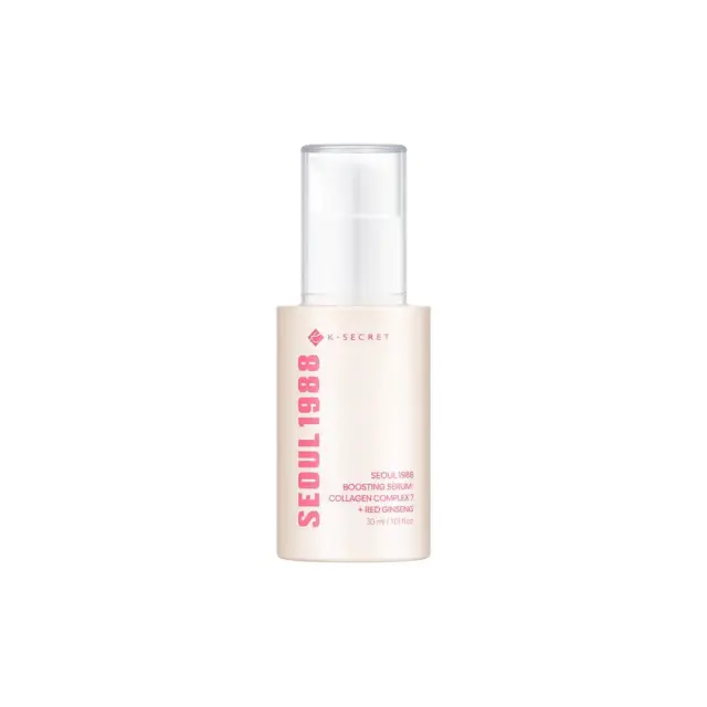 K-Secret Seoul 1988 Boosting Serum Collagen Complex 7 + Red Ginseng Ορός Προσώπου για Βελτίωση της Ελαστικότητας της Επιδερμίδας, 30ml