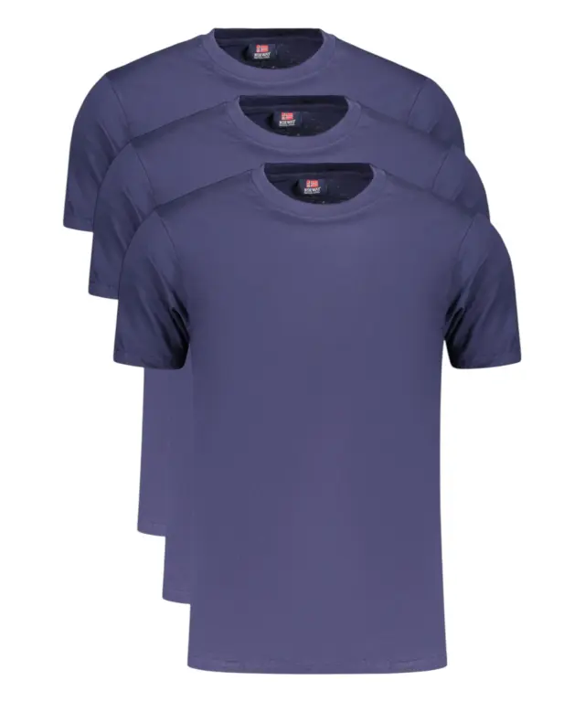 Norway Nautical School - Ανδρικές Φανέλες 3Pack 866000-NAVY Μπλε