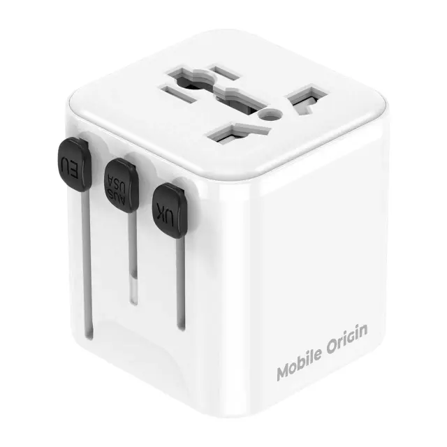 Mobile Origin Universal Travel Adapter PW30 EU/UK/US/AUS White 3