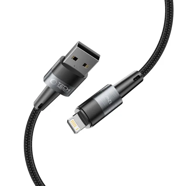 TECH-PROTECT ULTRABOOST LIGHTNING CABLE 12W/2.4A 200CM GREY 3