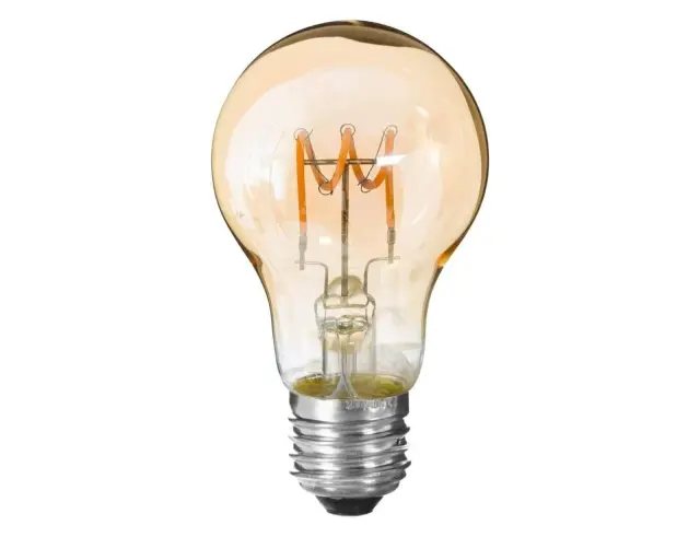 Λάμπα LED Amber Twisted A60 Atmosphera για ντουί E27 - 4.9W - Θερμό Λευκό 161700A