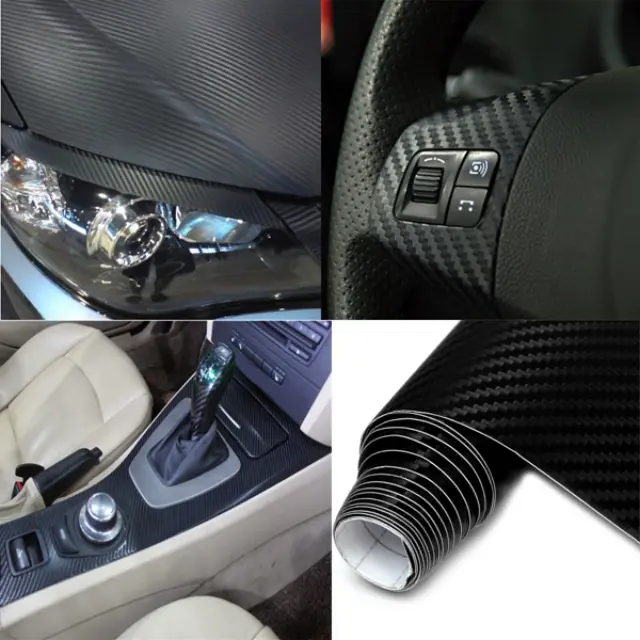 Ταινίες διακοσμητικές αυτοκόλλητες 3D CARBON 7 x 500 cm - 2 τεμ. 3