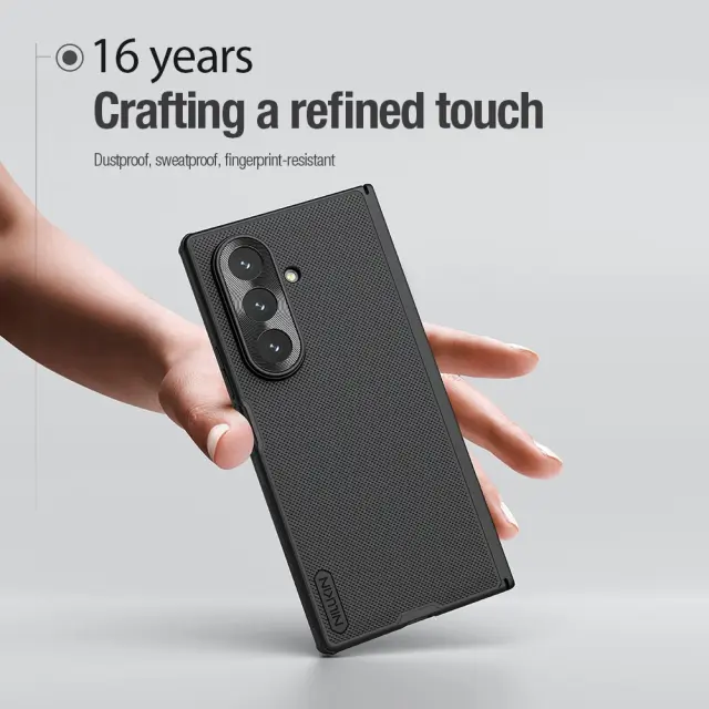 Nillkin Super Frosted FOLD Back Cover for Samsung Galaxy Z Fold 7 Black 3