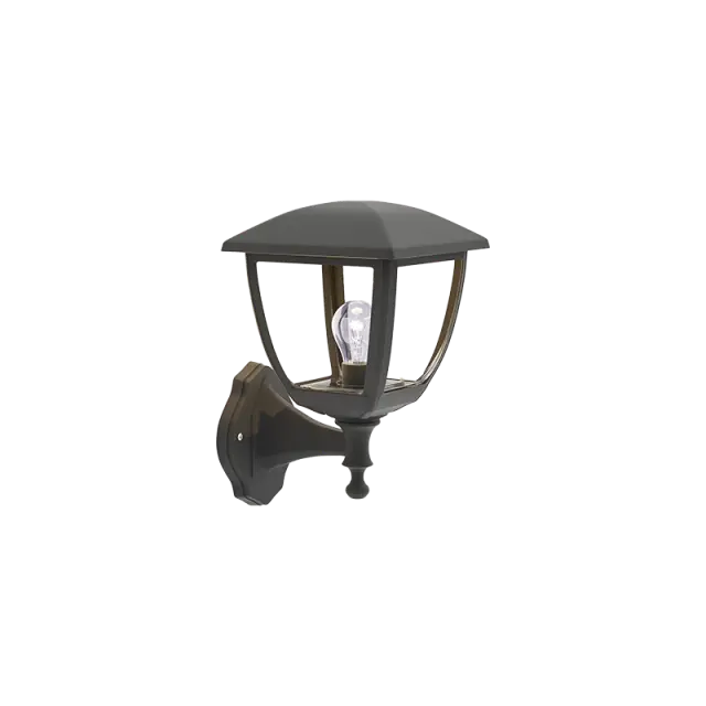 it-Lighting Avalanche 1xE27 Outdoor Wall Lamp Black D:22cmx30cm (80201214)