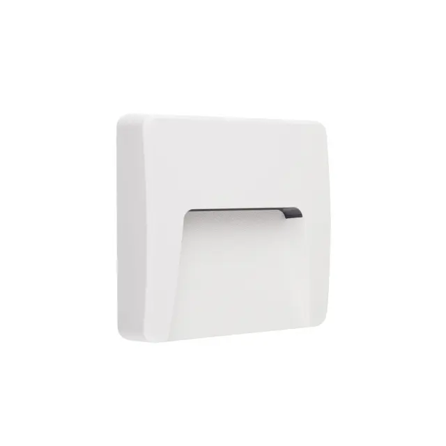 Pam Φωτιστικό Led τοίχου τετράγωνο 3W IP65 12x12x3cm λευκό Άσπρο