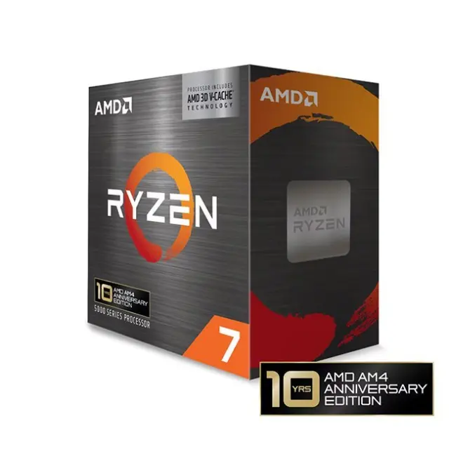 AMD CPU Ryzen 7 5800X3D 10th Anniversary Edition 3.4GHz 100MB Box (100-100000651POF)