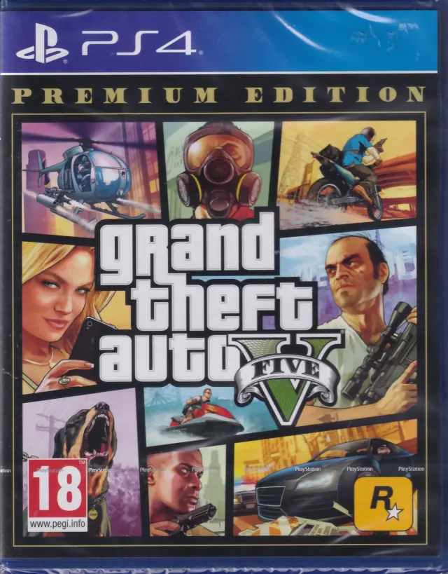 PS4 Grand Theft Auto V (GTA 5) Premium Edition