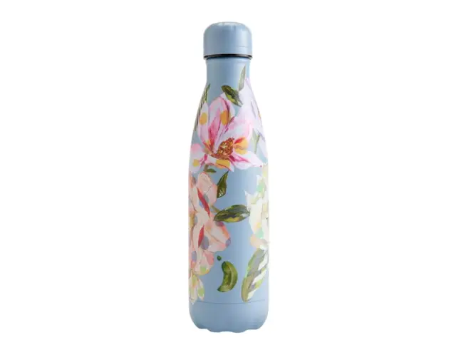 Μπουκάλι Θερμός Original Floral Chilly's με χωρητικότητα 500ml και διατήρηση θερμοκρασίας 12h ζεστό / 24h κρύο - Magnolia Polka