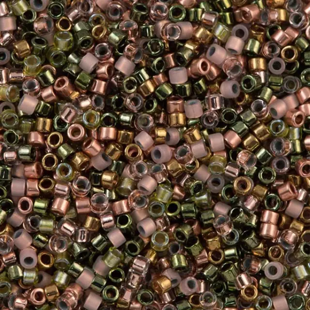 Χάντρα Miyuki Delica 11/0 - DB9076 - Copper Roses Mix ~7gr