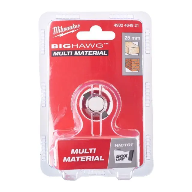 Milwaukee 4932464921 - ΠΟΤ/ΝΟ ΠΟΛ/ΠΛΩΝ ΥΛΙΚΩΝ BIG HAWG Φ25 MW 2