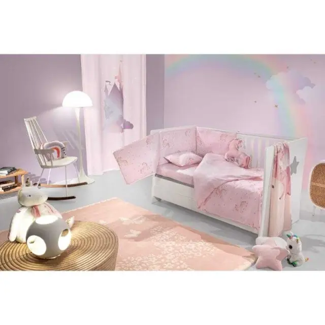 Σετ Σεντόνια Κούνιας Pinto Pinky 2x(115×170) + 1x(30×40) – Saint Clair 2