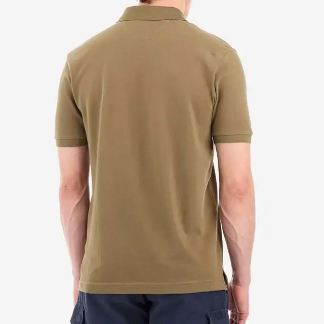 La Martina - Ανδρικό Κοντομάνικο Tex Polo Regular Fit BPMP01-PK031-03197 Λαδί - S 2
