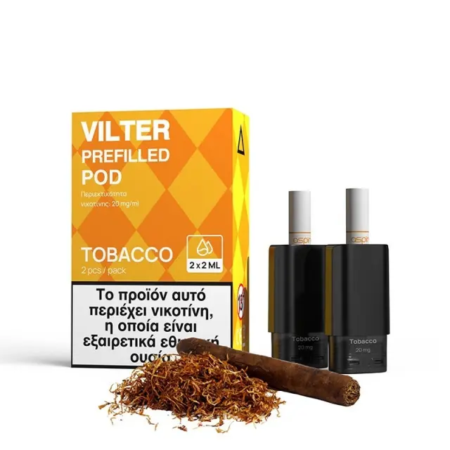 Aspire Vilter Prefilled Pod Tobacco 20mg 2x2ml