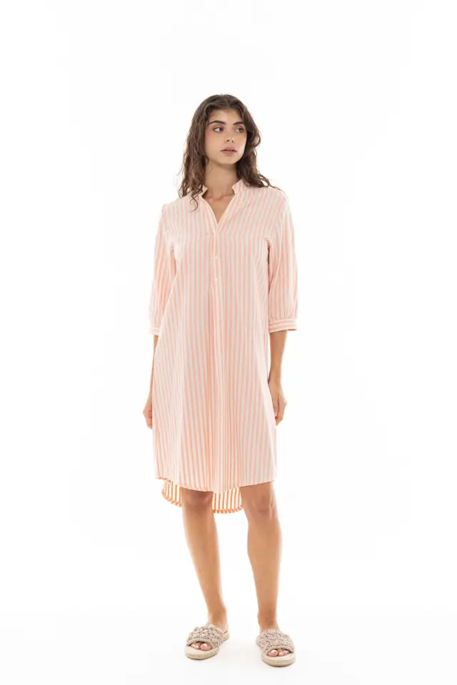 B356 - Orange - BEACHWEAR STRIPE PAL
