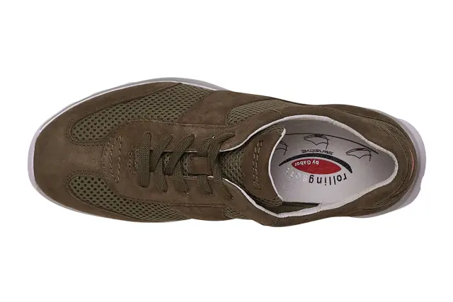 Gabor Sneakers Γυναικείο ύφασμα/δέρμα Nubuck Πράσινο GAB/66966 34-OLIVE - 36 3
