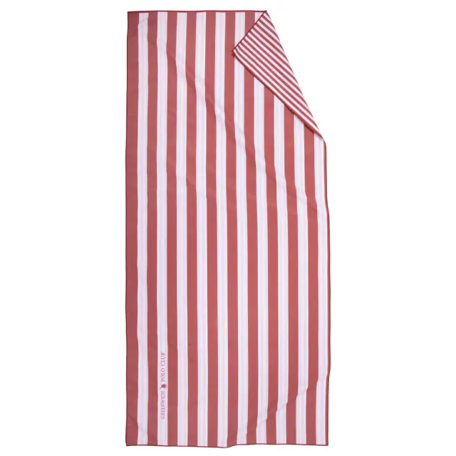 Πετσέτα Θαλάσσης 80x170 Greenwich Polo Club Micro Prints 5222 Red 100% Microfiber