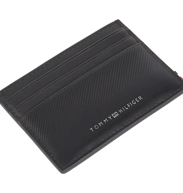 Καρτοθήκη TOMMY HILFIGER TH Foundation CC Holder 13506 Μαύρο 2