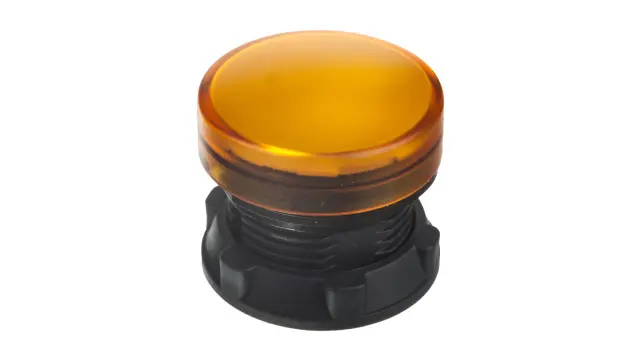 Harmony XB5, Pilot light head, plastic, orange, Ø22, plain lens for integral LED