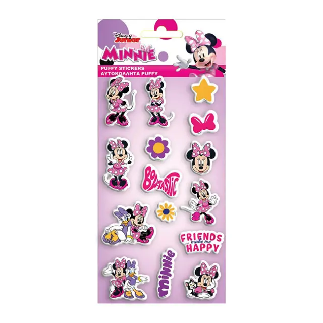 Diakakis Aυτοκόλλητα Puffy Minnie Mouse (000563609)