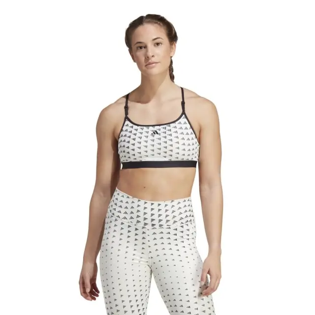 adidas Aeroreact Light-Support Bra (HS3006-White) - Λευκό - L