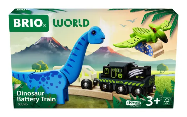BRIO - Dinosaur Battery Train - 36096 - Toys