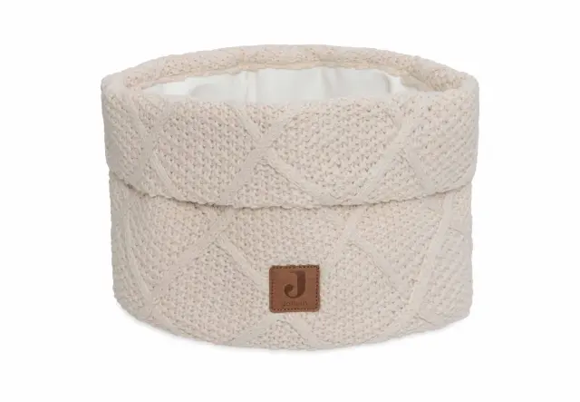 Jollein – Καλαθάκι Οργάνωσης - Check Knit Oatmeal
