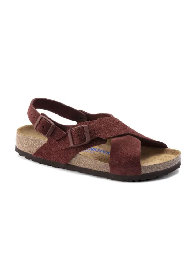 Birkenstock Πέδιλα Γυναικείο δέρμα suede Καφέ BIR/TULUM SOFT 1022294 CHOCOLA 2
