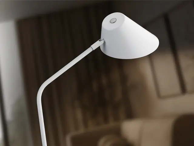 ESINO Επιδαπέδιο Φωτιστικό 1Λ White 215749 Ρυθμιζόμενο και Dimmable με Τηλεχειρισμό Άσπρο 2