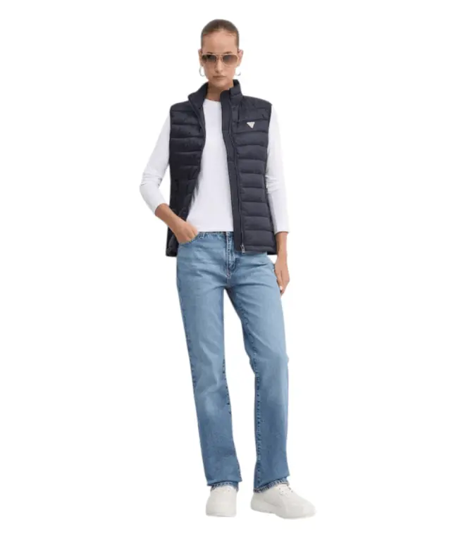 Guess - Γυναικεία Μακρυμάνικη Μπλούζα Slim Fit W4YI22J1314-G011 Λευκό - XL 2