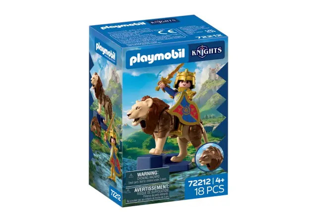 Playmobil 72212 - Knights Χρυσός Ιππότης με λιοντάρι 2