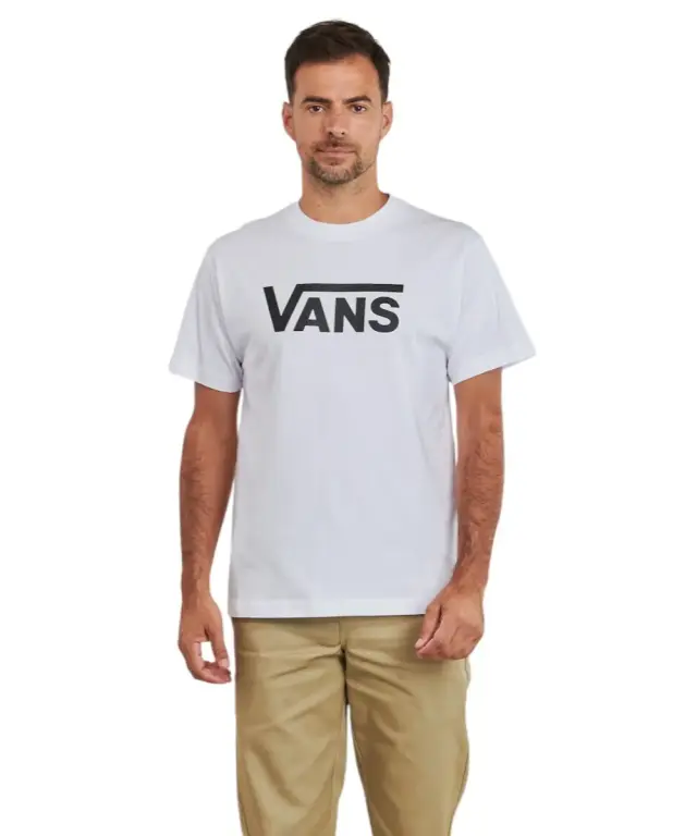 Vans - Ανδρικό T-shirt Κοντομάνικο Classic Logo Royal Cobalt VN000RA1-WHT Λευκό - S