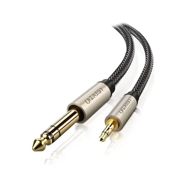 Ugreen Καλώδιο Ήχου Jack 3.5mm to TRS 1m Gray (10625)