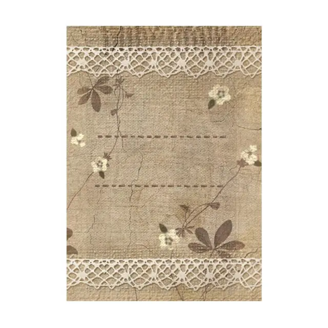 Σετ 8 ριζόχαρτα ντεκουπάζ Stamperia 10.5×14.8cm, Backgrounds, Old Lace 3