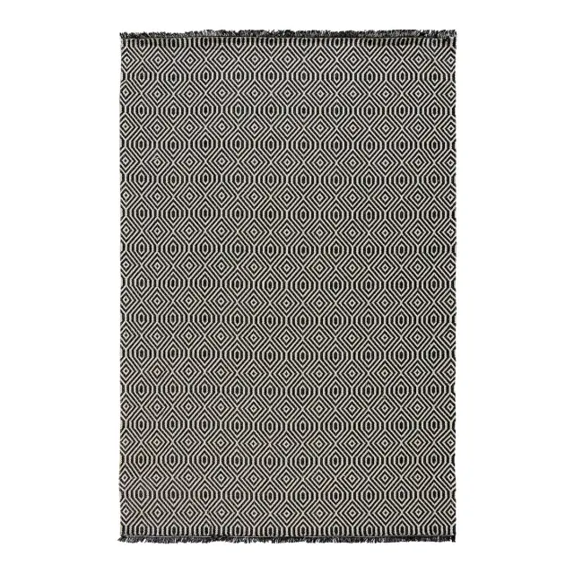 Beauty Home Χαλί βαμβακερό Cocotton 9227 150x220 Ανθρακίτης,Γκρι