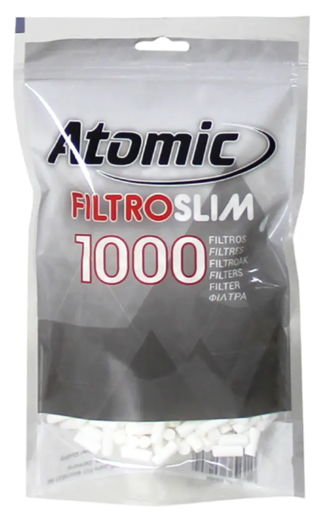 Atomic Φιλτράκια Σακουλάκι - Slim 1000 τεμ.